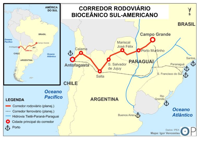 O Brasil a falta de acesso ao Oceano Pacífico