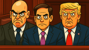 ALEXANDRE DE MORAES, MARCO RUBIO E TRUMP