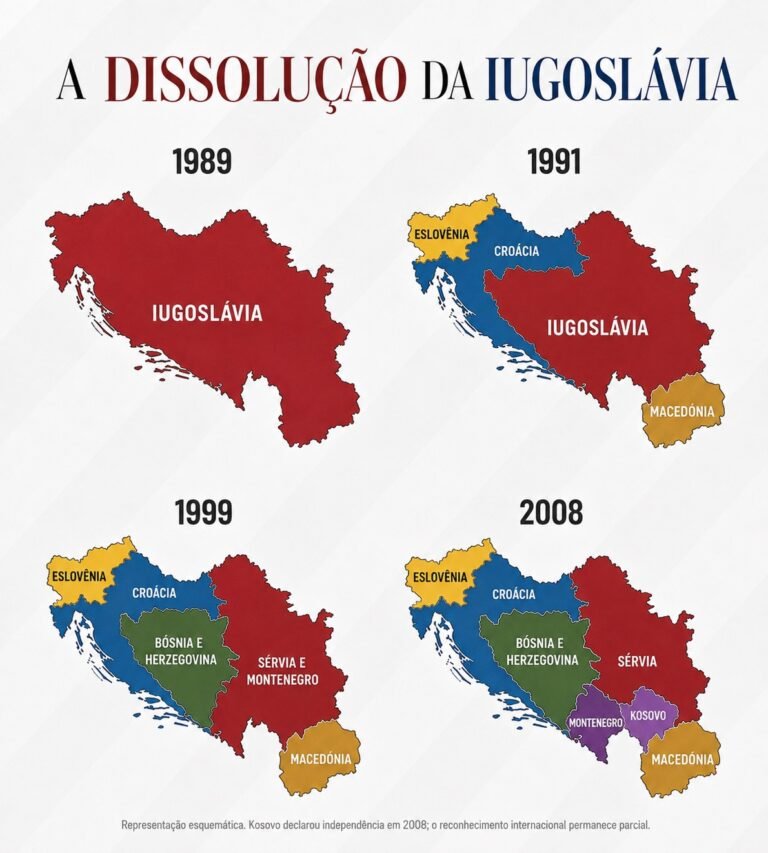 A dissolução da Iugoslávia